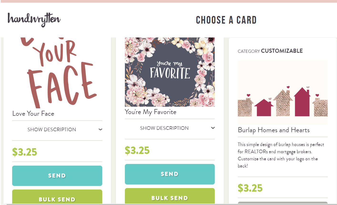 Handwritten Cards in a Digital World