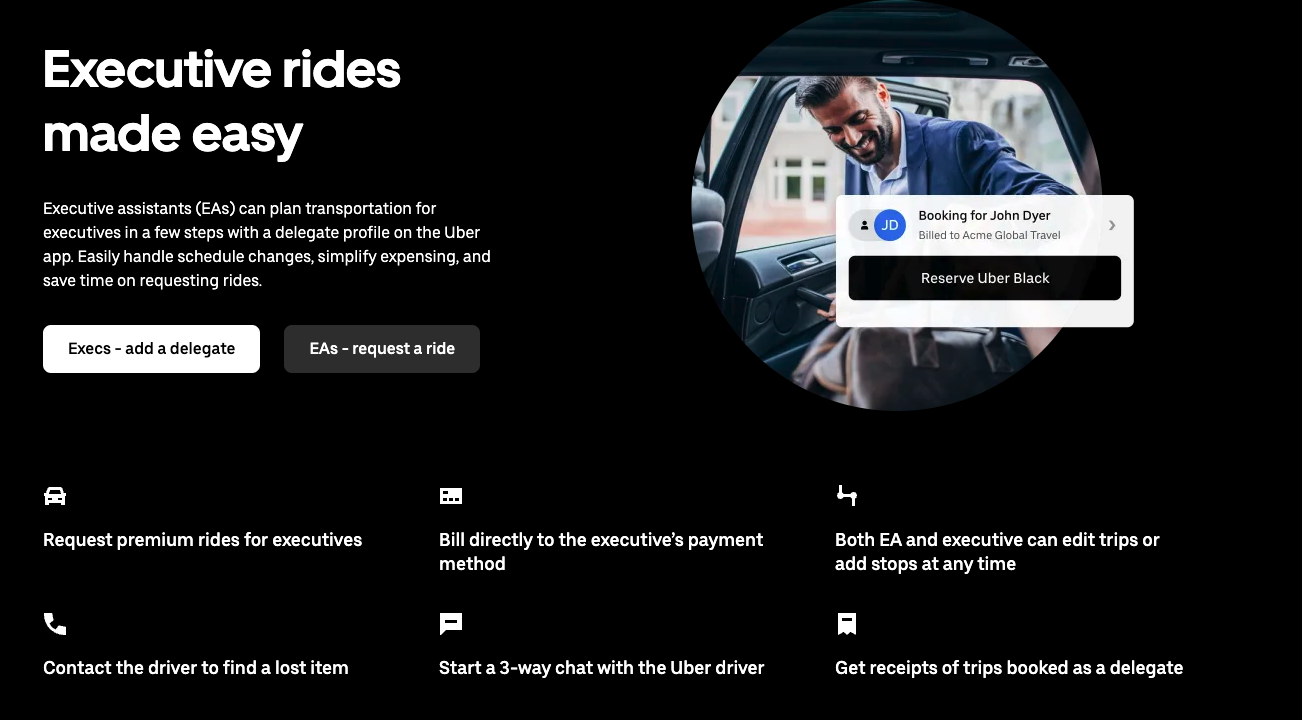 How Uber's Delegate Profiles Empower Executive Assistants to Work Smarter